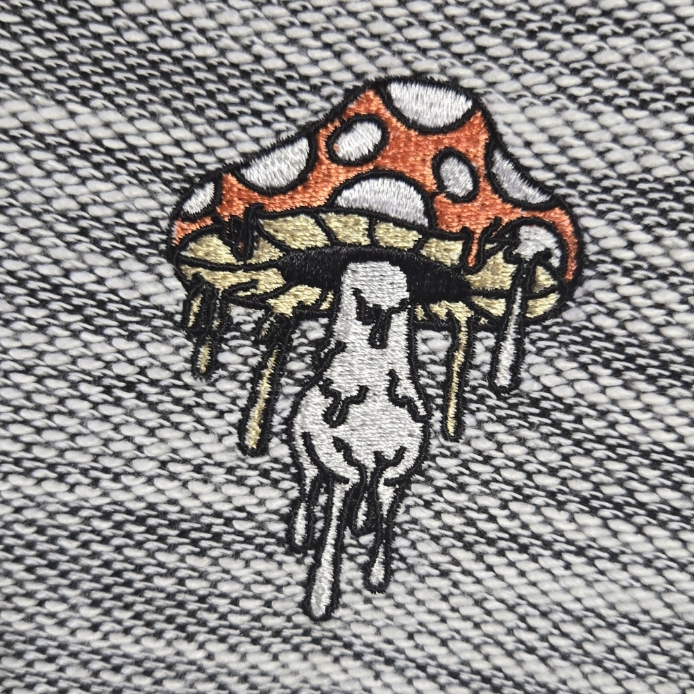 DIKOTOMY Melting Mushroom Hoodie Size Small - Picture 2 of 4